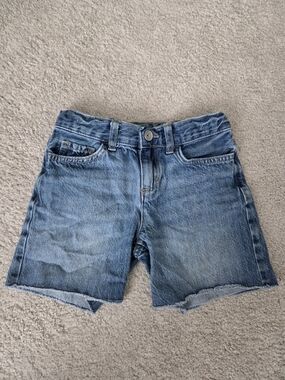 Classic Blue Denim Girls Shorts